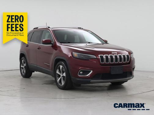 Red 2019 Jeep Cherokee Limited