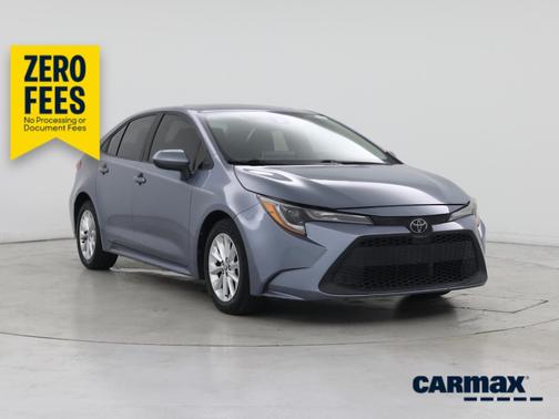 Blue 2020 Toyota Corolla LE