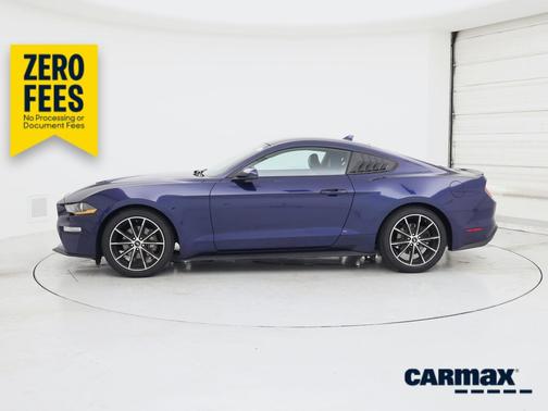 Blue 2020 Ford Mustang Ecoboost Premium