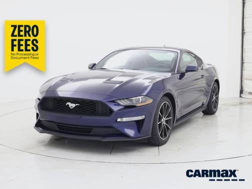 Blue 2020 Ford Mustang Ecoboost Premium