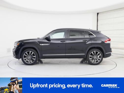 Black 2021 Volkswagen Atlas Cross Sport SEL R-Line