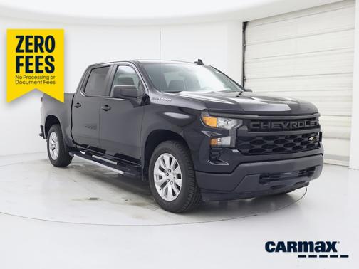 Black 2022 Chevrolet Silverado 1500 Custom