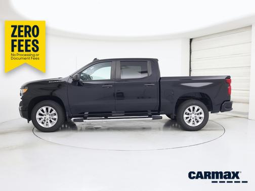 Black 2022 Chevrolet Silverado 1500 Custom