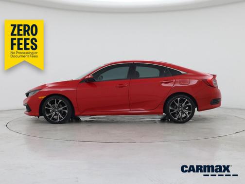 Red 2021 Honda Civic Sport
