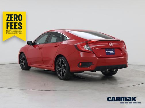 Red 2021 Honda Civic Sport