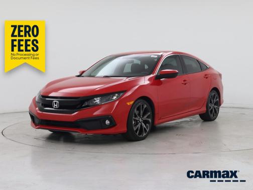 Red 2021 Honda Civic Sport