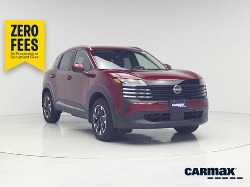 Red 2025 Nissan Kicks SV
