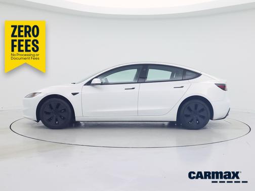 White 2025 Tesla Model 3 Long Range