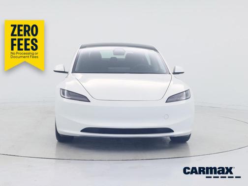 White 2025 Tesla Model 3 Long Range