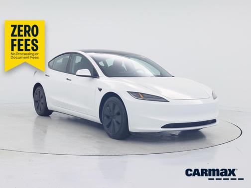 White 2025 Tesla Model 3 Long Range