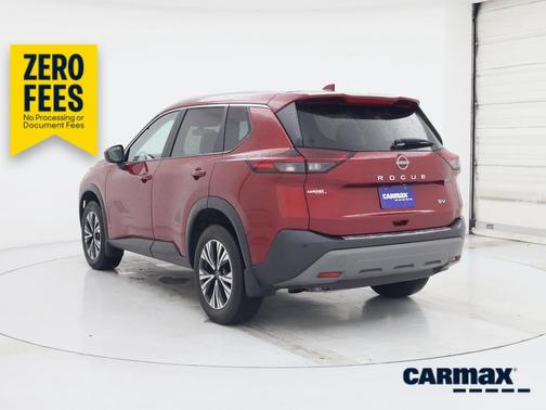 Red 2023 Nissan Rogue SV