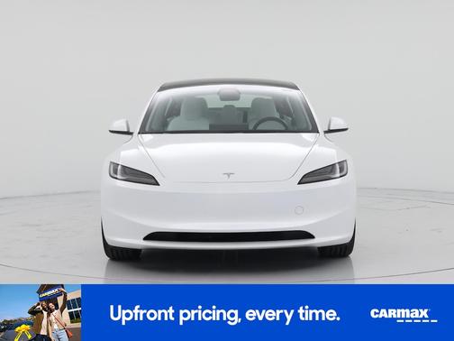 White 2025 Tesla Model 3 Long Range
