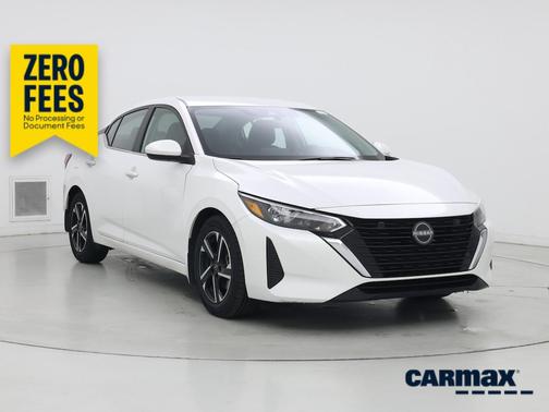 White 2025 Nissan Sentra SV