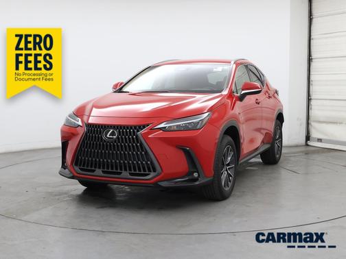 Red 2022 Lexus NX 250
