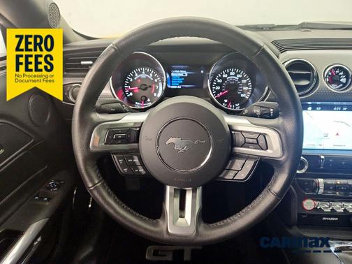 Yellow 2016 Ford Mustang GT Premium