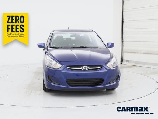 Blue 2017 Hyundai Accent SE