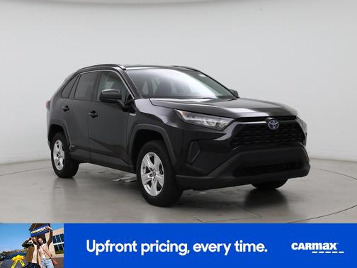 Black 2021 Toyota RAV4 Hybrid LE
