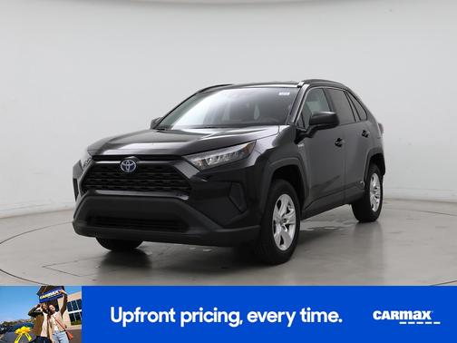 Black 2021 Toyota RAV4 Hybrid LE
