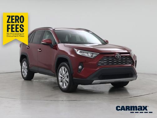 Red 2021 Toyota RAV4 Limited