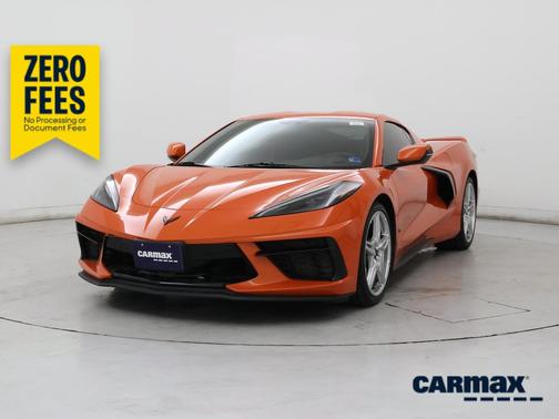 Orange 2020 Chevrolet Corvette Stingray 1LT