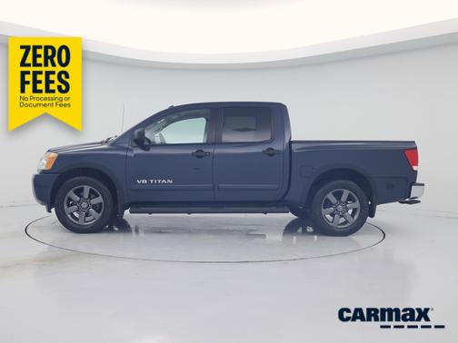 Blue 2015 Nissan Titan SV