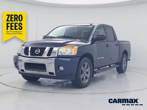 Blue 2015 Nissan Titan SV
