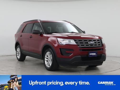 Red 2017 Ford Explorer