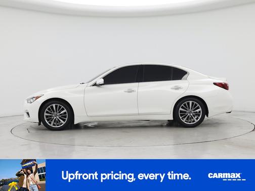 White 2022 INFINITI Q50 Luxe