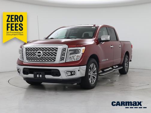 Red 2019 Nissan Titan SL
