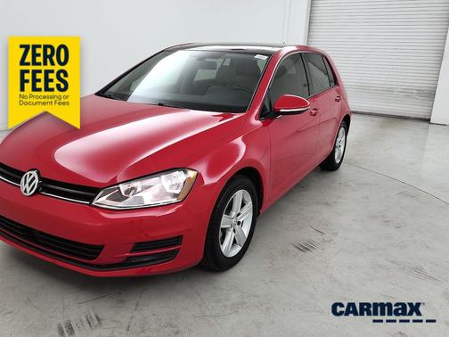 Red 2017 Volkswagen Golf Wolfsburg Edition