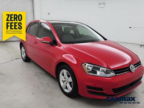 Red 2017 Volkswagen Golf Wolfsburg Edition