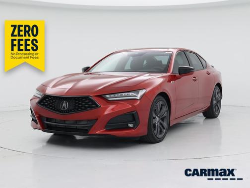 Red 2023 Acura TLX A-Spec