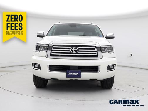 White 2021 Toyota Sequoia Platinum