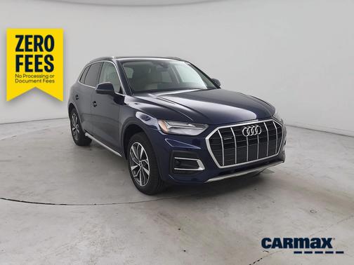 Blue 2021 Audi Q5 Premium