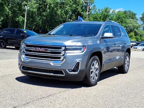 Satin Steel Metallic 2020 GMC Acadia SLT