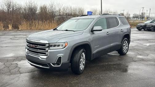 Satin Steel Metallic 2020 GMC Acadia SLT