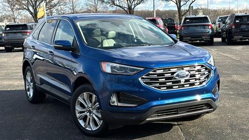 ATLAS BLUE 2023 Ford Edge TITANIUM
