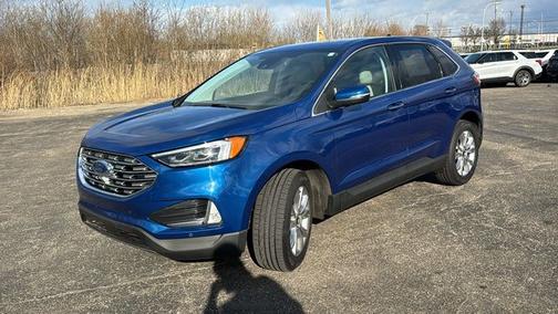 ATLAS BLUE 2023 Ford Edge TITANIUM
