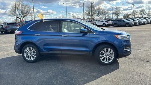 ATLAS BLUE 2023 Ford Edge TITANIUM