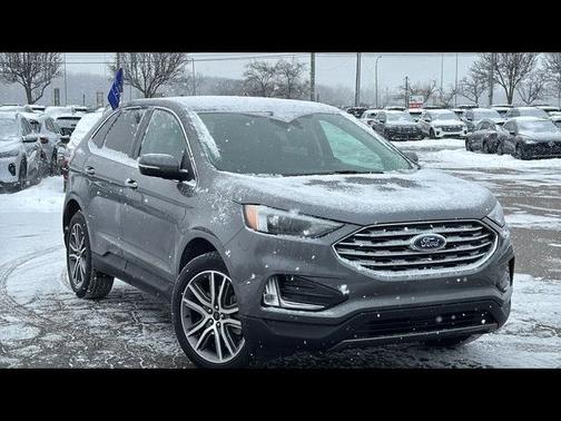 CARBONIZED GRAY 2023 Ford Edge TITANIUM