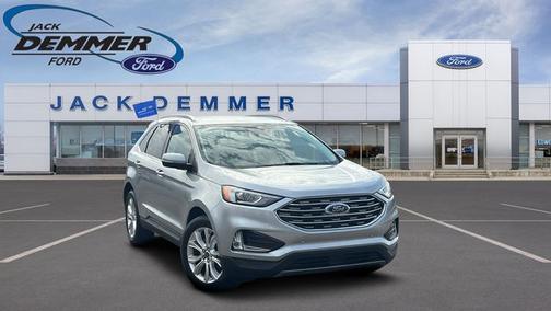ICONIC SILVER 2020 Ford Edge TITANIUM