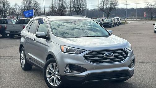 ICONIC SILVER 2020 Ford Edge TITANIUM