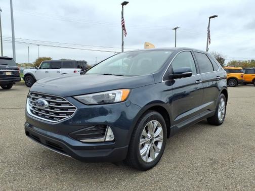 STONE BLUE METALLIC 2024 Ford Edge TITANIUM