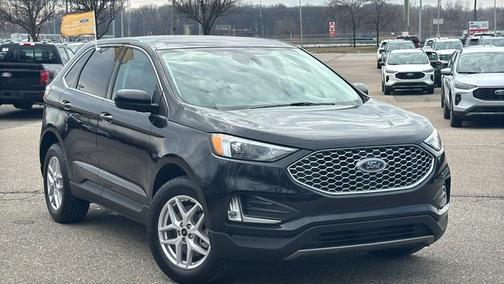AGATE BLACK METALLIC 2024 Ford Edge SEL