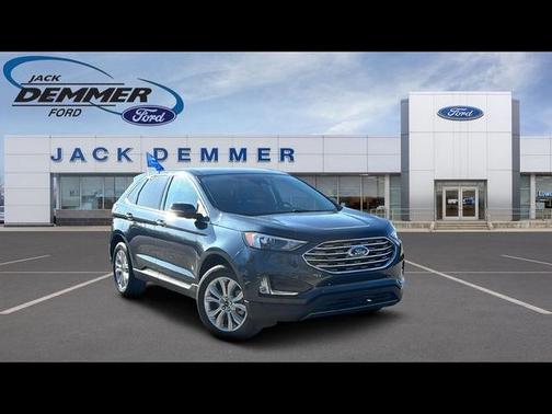 STONE BLUE METALLIC 2024 Ford Edge TITANIUM
