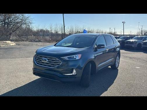 STONE BLUE METALLIC 2024 Ford Edge TITANIUM