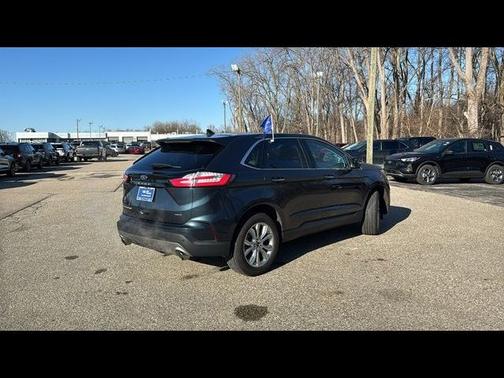 STONE BLUE METALLIC 2024 Ford Edge TITANIUM