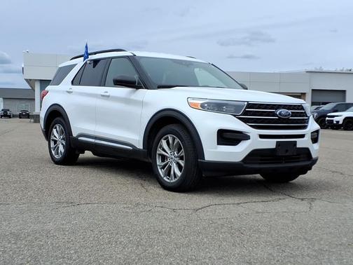 OXFORD WHITE 2020 Ford Explorer XLT