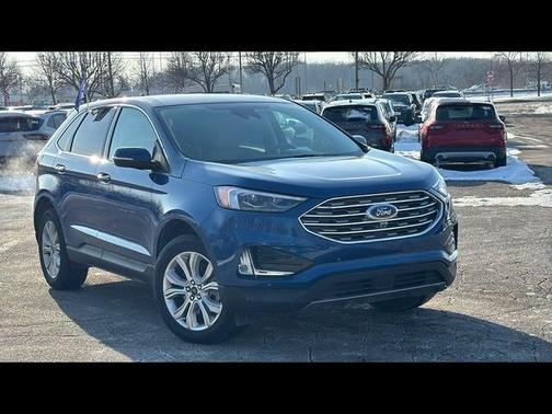 ATLAS BLUE 2023 Ford Edge TITANIUM