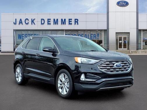 AGATE BLACK METALLIC 2024 Ford Edge TITANIUM